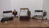 VINTAGE GAS IRONS, COLEMAN, C.J. THOMAS & SON, IMPERIAL