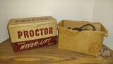 2 VINTAGE ELECTRIC IRONS, (2 ) PROCTOR WITH BOXES
