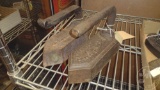 VINTAGE CASTIRON IRONS (2)