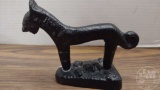 VINTAGE DOG/HORSE SAD IRON