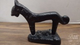 VINTAGE DOG/HORSE SAD IRON