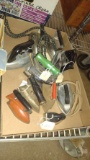 VARIOUS VINTAGE IRONS, SOME GARAGE TOY CO.