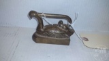 COMMEMORATIVE SMALL BRASS SWAN SAD IRON