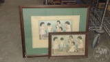 (2) VINTAGE FRAMED PRINTS 