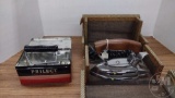 VINTAGE ELECTRIC IRONS, (1) PRILET TRAVELING IRON WITHOUT CORD, (1)