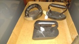 VINTAGE SAD IRON POLISHERS