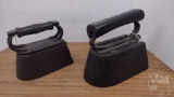 VINTAGE PRESSING IRONS, (1) CHARCOAL RC & CO