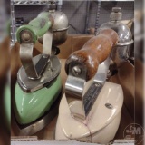 VINTAGE GAS IRONS, AMERICAN, COLEMAN