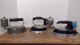 VINTAGE COLEMAN GAS IRONS