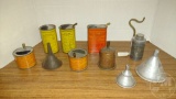 GAS MEASURING CANS, FUNNELS