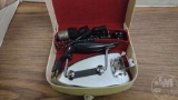 3 VINTAGE ELECTRIC IRONS; (1) K M GAD A BOUT