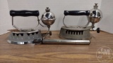 VINTAGE GAS IRONS, GEM, MONTGOMERY WARD