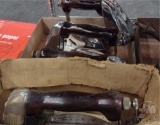 VINTAGE GAS IRONS, DIAMOND, MIONTGOMERY WARD