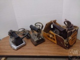 VINTAGE ELECTRIC IRONS, (1) GENERAL ELECTRIC, (1) BAY STATE, (1)