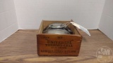 VINTAGE UNIVERSAL THERMO-CELL SAD IRONS WITH ORGINIAL BOX