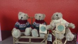 BOYDS BEARS & FRIENDS, CONTENTS OF (4) CUBBIES