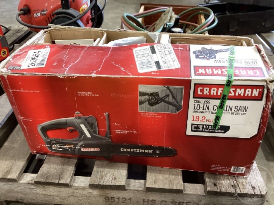 CRAFTSMAN 10”...... CORDLESS CHAINSAW