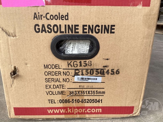 2015 KIPOR KG158 SN: C158150600003 GAS AIR COOLED ENGINE