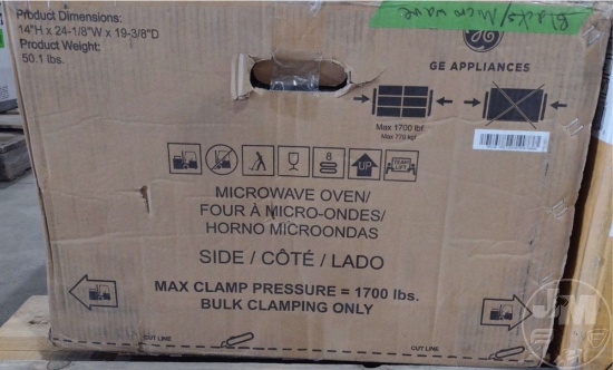 STORE RETURN, 1 GE MICROWAVE OVEN