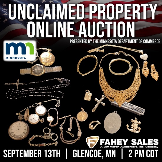 MN DEPT OF COMMERCE UNCLAIMED PROPERTY AUCTION