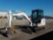 Bobcat X331 Mini Excavator, Cab, Rubber Tracks,Backfill  Blade, Swing Boom