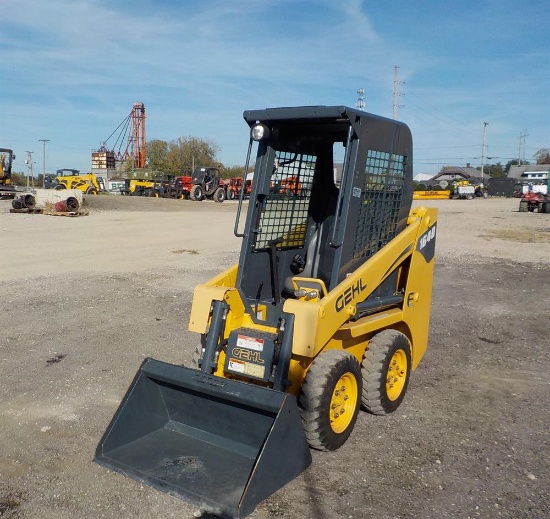 2012 Gehl 1640 Skidsteer Loader, Open Cab c/w Bucket, Serial: GHL01640D0001