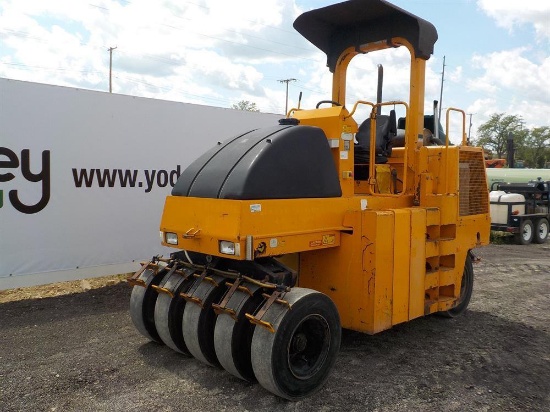2007 Dynapac CP142 Pneumatic Tired Roller c/w Canopy, 9 Wheeled, Serial: 21