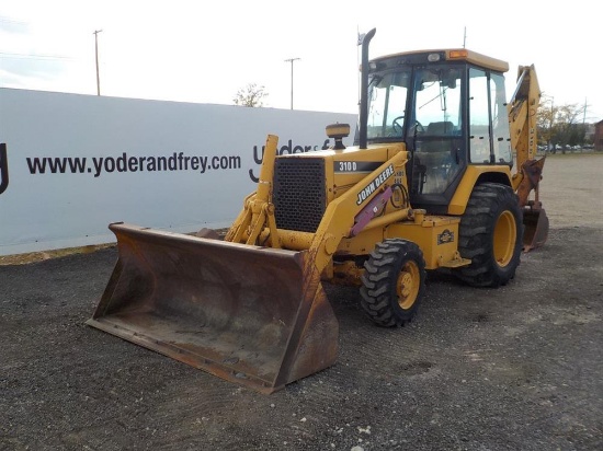 John Deere 310D 4WD Backhoe Loader, EROPS, Serial: 816547
