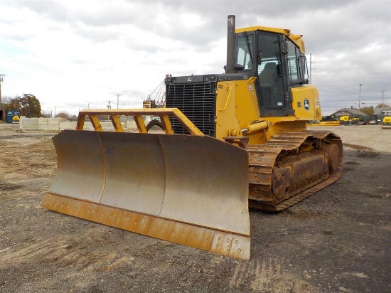2007 John Deere 850J WLT Dozer, EROPS, AC, Brush Cage, Winch, GPS Ready, Se
