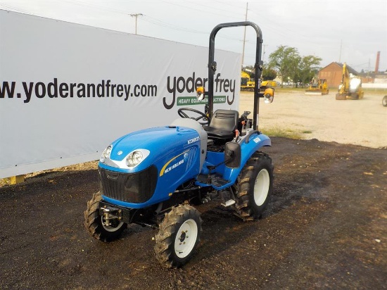 2016 New Holland Boomer 25 4WD Compact Tractor c/w Roll Bar, Serial: 225500