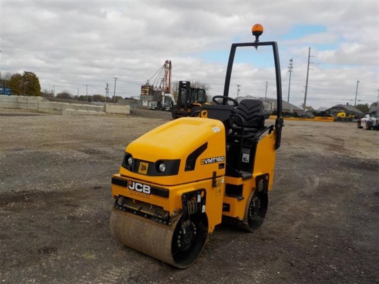2012 JCB Vibromax VMT160 Double Drum Vibrating Roller c/w Roll Bar, 31" Dru