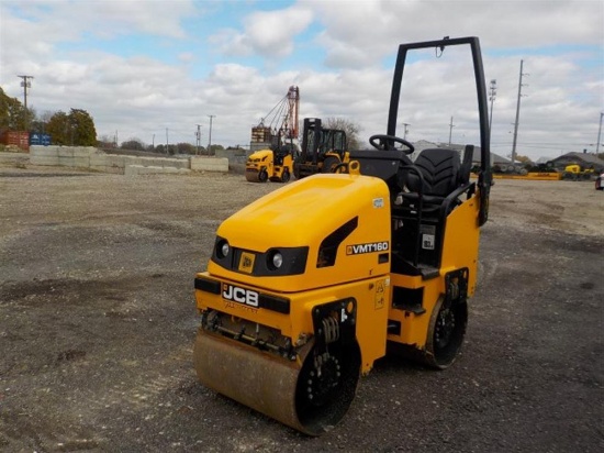 2011 JCB Vibromax VMT160 Double Drum Vibrating Roller c/w Roll Bar, 31" Dru