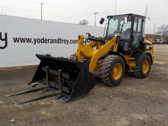 2017 CAT 908M Wheeled Loader (Highspeed Transmission 22 Miles per Hour) c/w