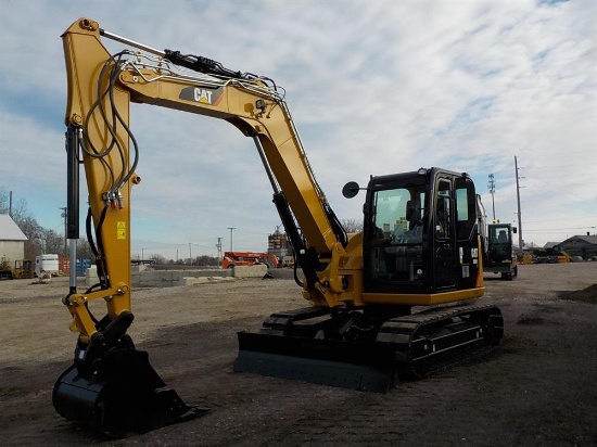 2017 CAT 308E2 CR 450mm Rubber Block Pads, Blade, Offset, CV, QH, Piped, Au