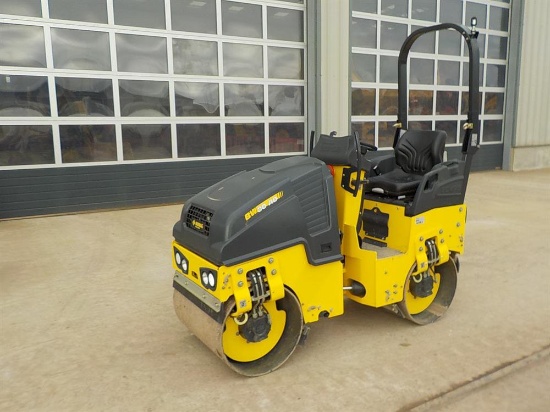 2016 Bomag BW80AD-5 Tandem Axle Roller c/w Roll Bar, Serial: 101462002817,