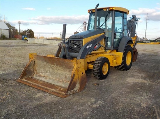 2010 John Deere 310J Backhoe Loader c/w Enclosed Cab, 4WD, Diesel, Serial: