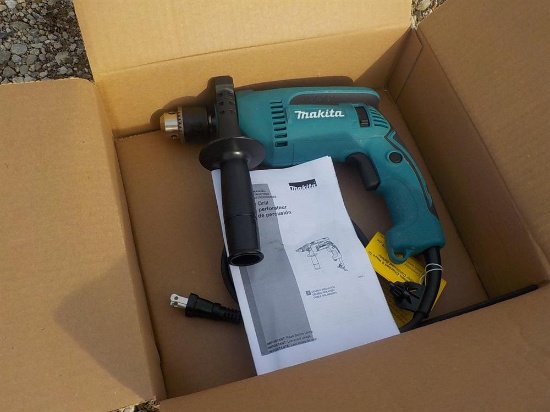 Makita 1/2" Hammer Drill - HP1640C - 1 Yr Factory Warranty, Serial: 5478-48