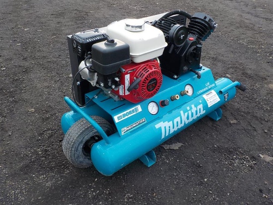 5.5 HP Honda Twin Tank Air Compressor - MAC5501, Serial: 5478-58