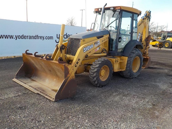 2003 John Deere 310SG Backhoe Loader, A/C, Bucket, Hoe Bucket, Serial: 9199
