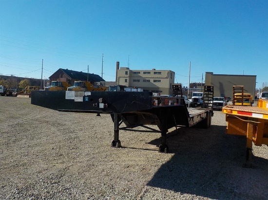 2009 Pitts LOWBOY Tandem AxleTrailer, Gooseneck, Spring Suspension, 3' Beav