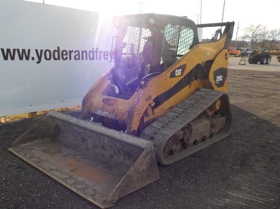 2011 CAT 289C Track Skid Steer, 89" Bucket, Cab, Heat, A/C, 2 Speed, Serial