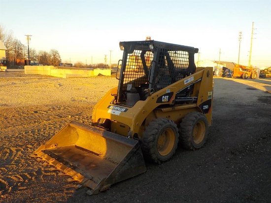 2014 CAT 226B3 Skidsteer Loader, Open Cab, QC, Hydraulics c/w Bucket, Seria