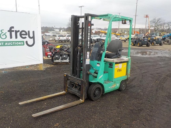 Mitsubishi Electric Forklift, Model 2FGC18 w/ Charger Serial: A2BC1-20022 H