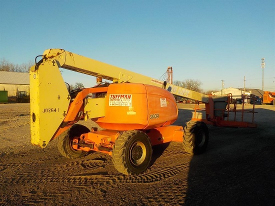 2002 JLG 600A Wheeled Boom Lift Access Platform Serial: 300067712 Year: 200