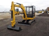 2011 CAT 302.5C Mini Excavator, OROPS, Rubber Tracks, Backfill Blade, Swing