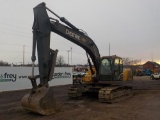 2012 John Deere  210G LC Excavator, Single Grouser Pads, Side Wing Guards,