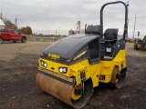 2017 Bomag BW120AD-5 Double Drum Vibrating Roller c/w Roll Bar, Serial: 861