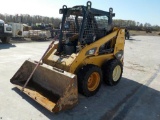 2011 CAT 226B3 Skidsteer Open Cab, Hydraulics c/w Bucket, Forks, Q/C (Non R