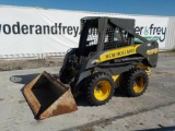 2010 New Holland L170 Skidsteer Loader, Open Cab, Piped c/w Bucket, Q/C (No