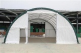 306515R 30' x 65' x 15' Dome Storage Shelter, PE Fabric, Serial: 6452-3